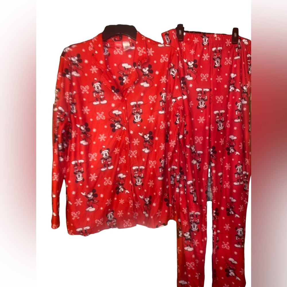 Disney Christmas Pajamas two piece plus size pajamas set size 1X